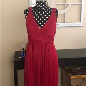 Davids Bridal Draped Bridesmaid Dress Apple Size 6